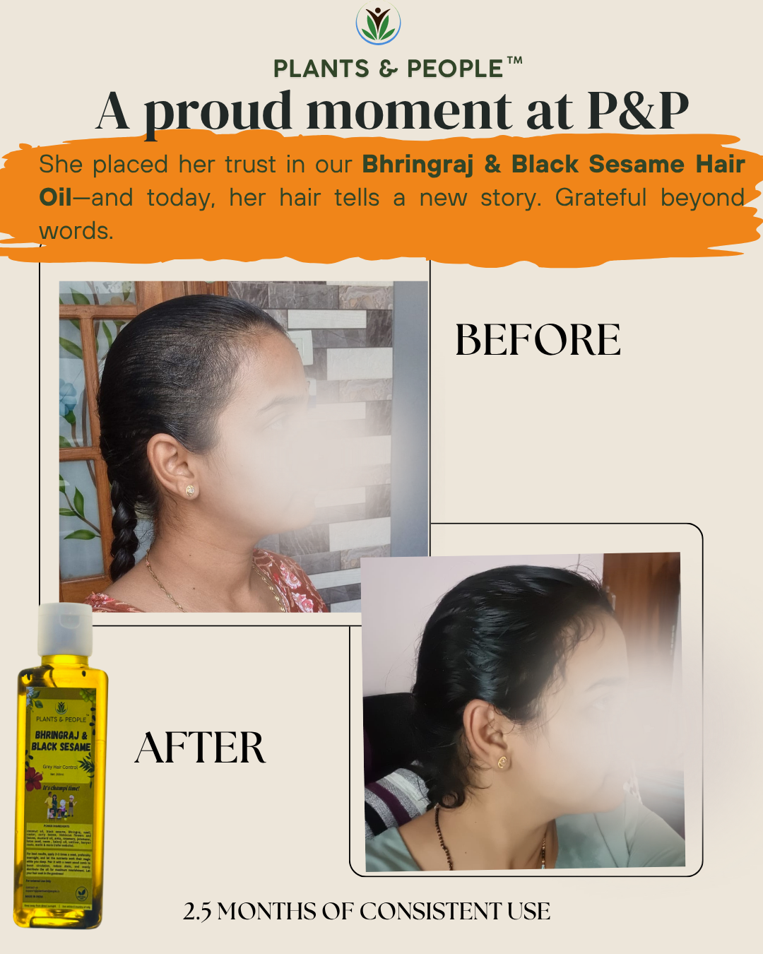 Bhringraj & Black Sesame Hair Oil