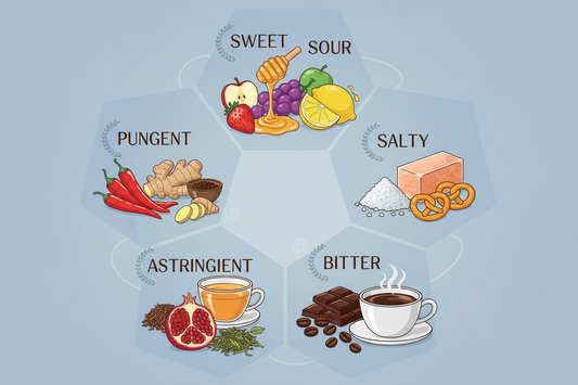 The Ayurvedic Way of Eating: Unlocking the Wisdom of the Six Tastes