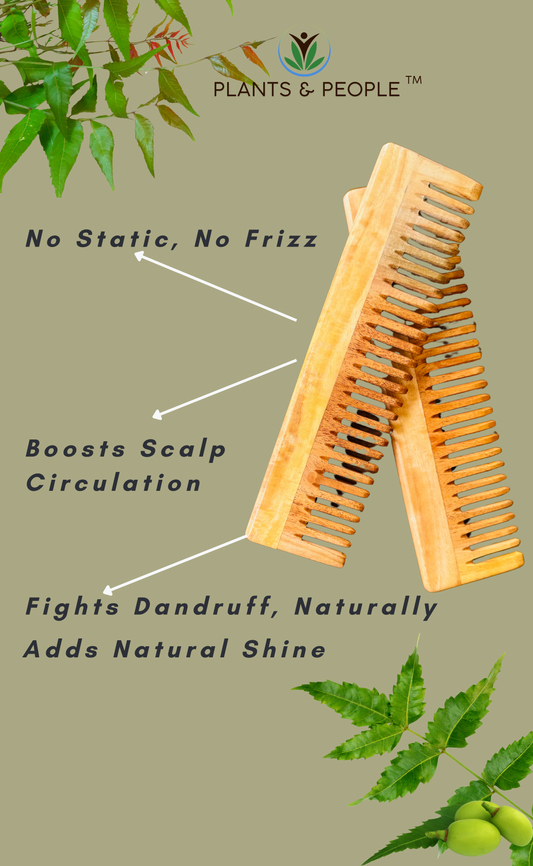 Oil Treated Neem Comb