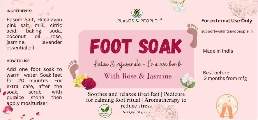 Foot Soak - Rose & Jasmine