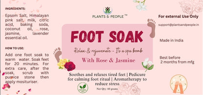 Foot Soak - Rose & Jasmine