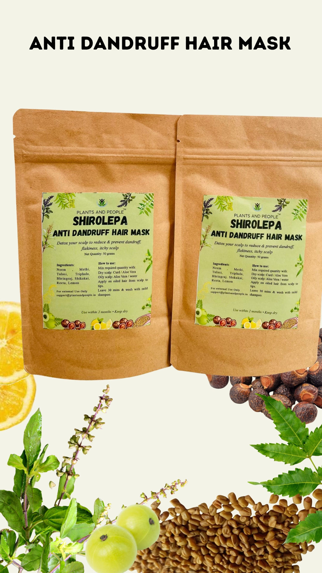 Shiro Lepa -    Anti Dandruff Hair Mask