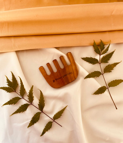 Neem Wood Scalp Massager Comb