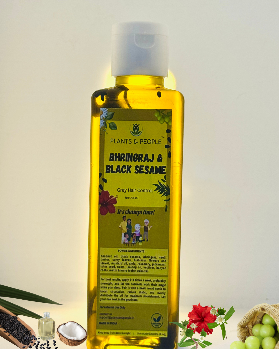 Bhringraj & Black Sesame Hair Oil